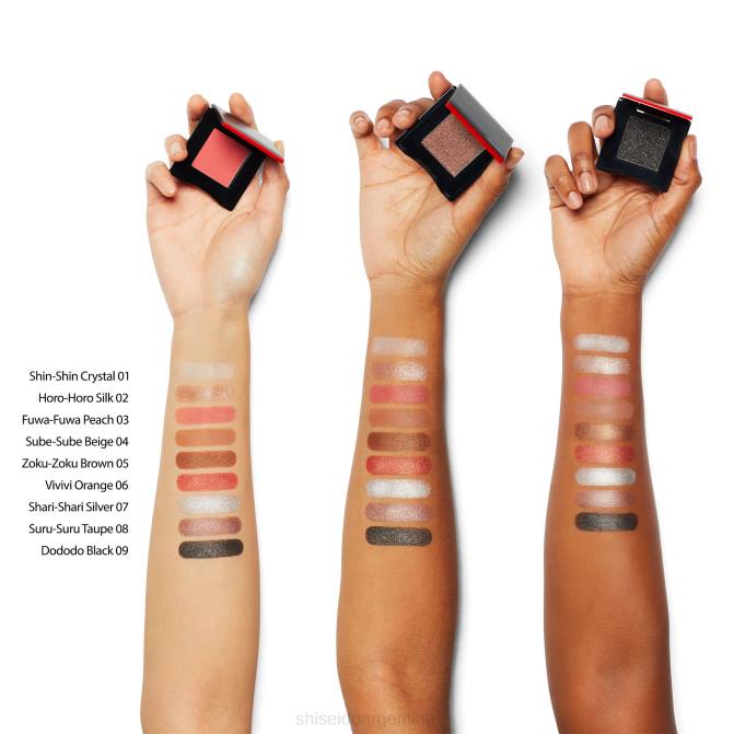 Shiseido sombra de ojos en gel en polvo pop R8DB124 constituir