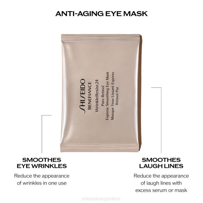 Shiseido rinkresist24 mascarilla suavizante para ojos con retinol puro exprés R8DB49 protección de la piel