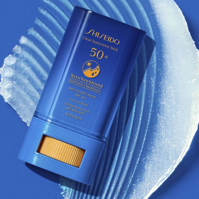 Shiseido protector solar en barra transparente spf 50+ R8DB90 protector solar